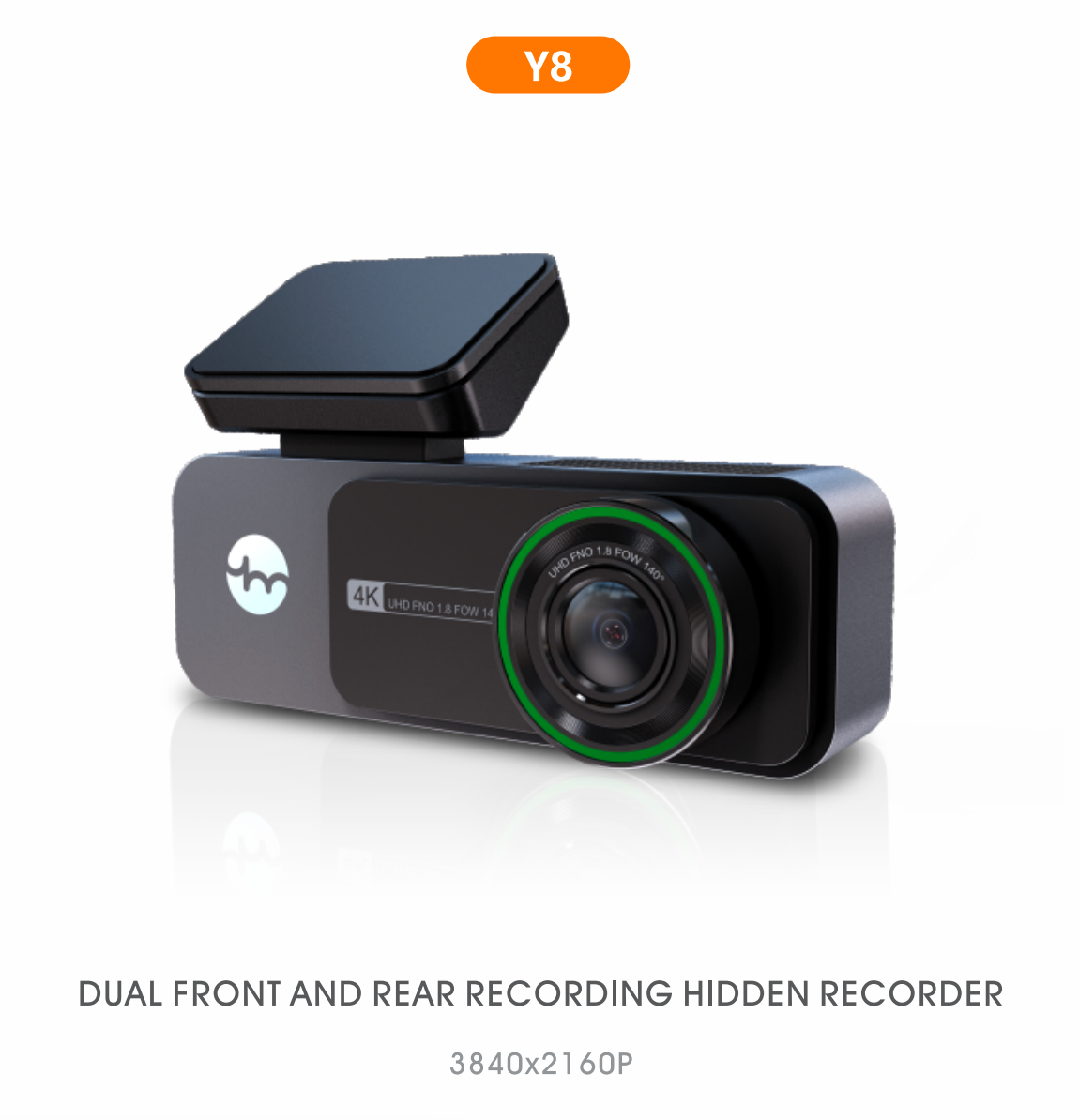 Dual Front And Rear Recording Hidden Recorder